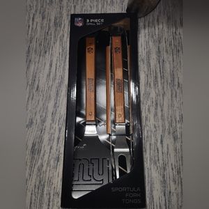 NYG NFL 3 piece grill set